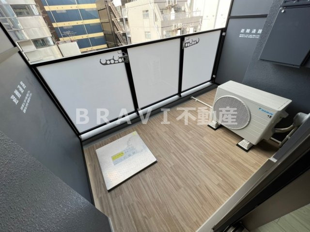 ドゥーエ天満橋　BRAVI不動産のバルコニー|【ドゥーエ天満橋】