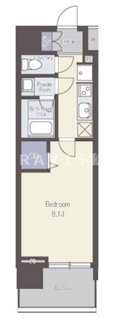 ドゥーエ天満橋　BRAVI不動産の間取り|【ドゥーエ天満橋】間取り