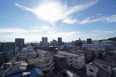 【展望】 | 藤和舟入ハイタウン（リノベ済） | 現地（2022年10月21日9：30頃）撮影