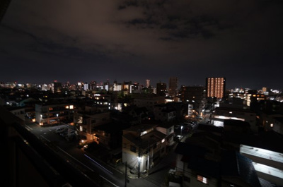 【展望】 | 藤和舟入ハイタウン（リノベ済） | 現地（2022年10月21日20：00頃）撮影