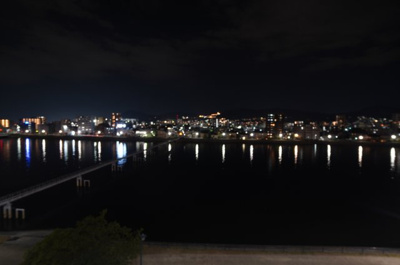 【展望】 | 藤和舟入ハイタウン（リノベ済） | 現地（2022年10月21日20：00頃）撮影