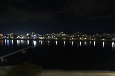 【展望】 | 藤和舟入ハイタウン（リノベ済） | 現地（2022年10月21日20：00頃）撮影