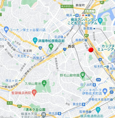 【地図】 | クリオレジダンス横濱ザマークス | 周辺の地図はこのような感じです！