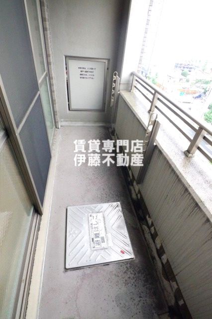 グランドエル志賀のバルコニー