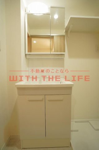 Favoloso花畑【10.000円キャッシュバック対象物件】の独立洗面台|使いやすい独立洗面台です