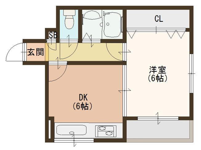 【間取り】 | Olive御崎