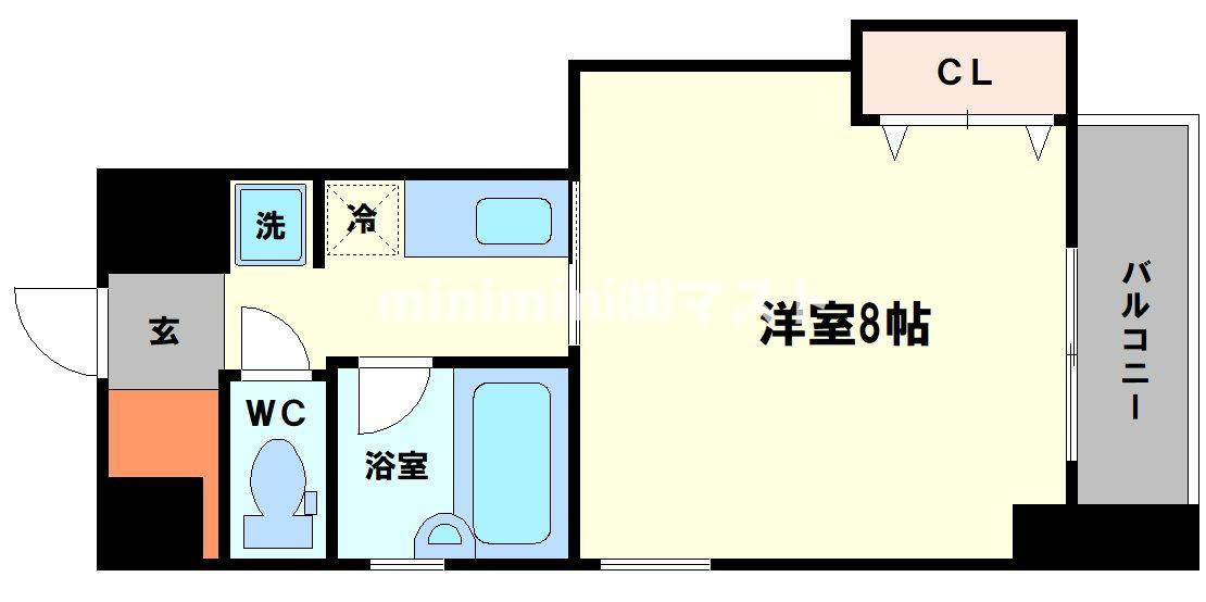F.CROSS EBISUの間取り