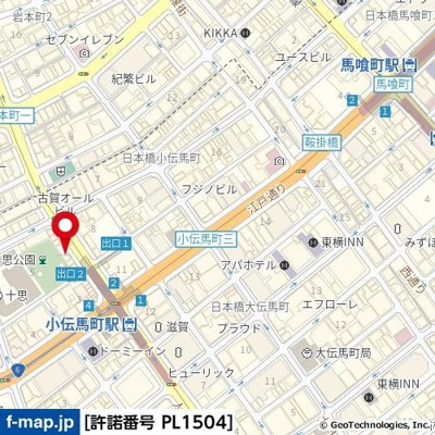 【地図】 | BELISTA日本橋小伝馬町