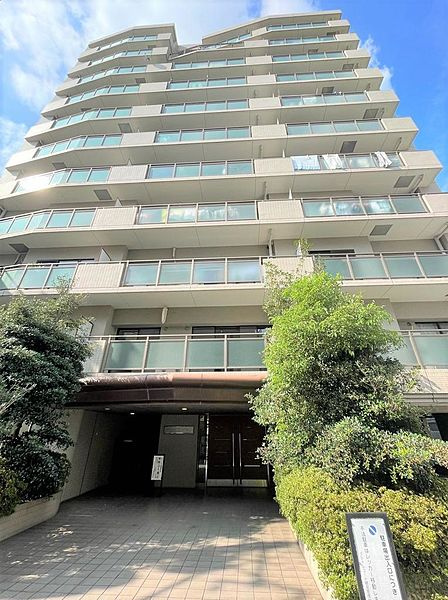 プライムコート鶴見（鶴見区豊岡町）の外観|プライムコート鶴見　新規リフォーム　JR京浜東北線「鶴見」駅徒歩3 分　2LDK　1995年11月築　南向き　オートロック　宅配ボックス　ウォークインクローゼット　下階住戸無し　アフターサービス保証付