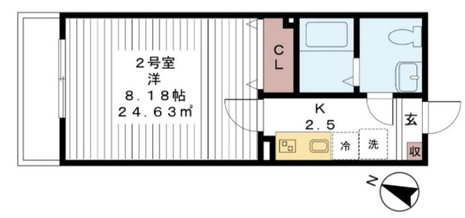 【間取り】 | AJ蘇我West Ⅰ