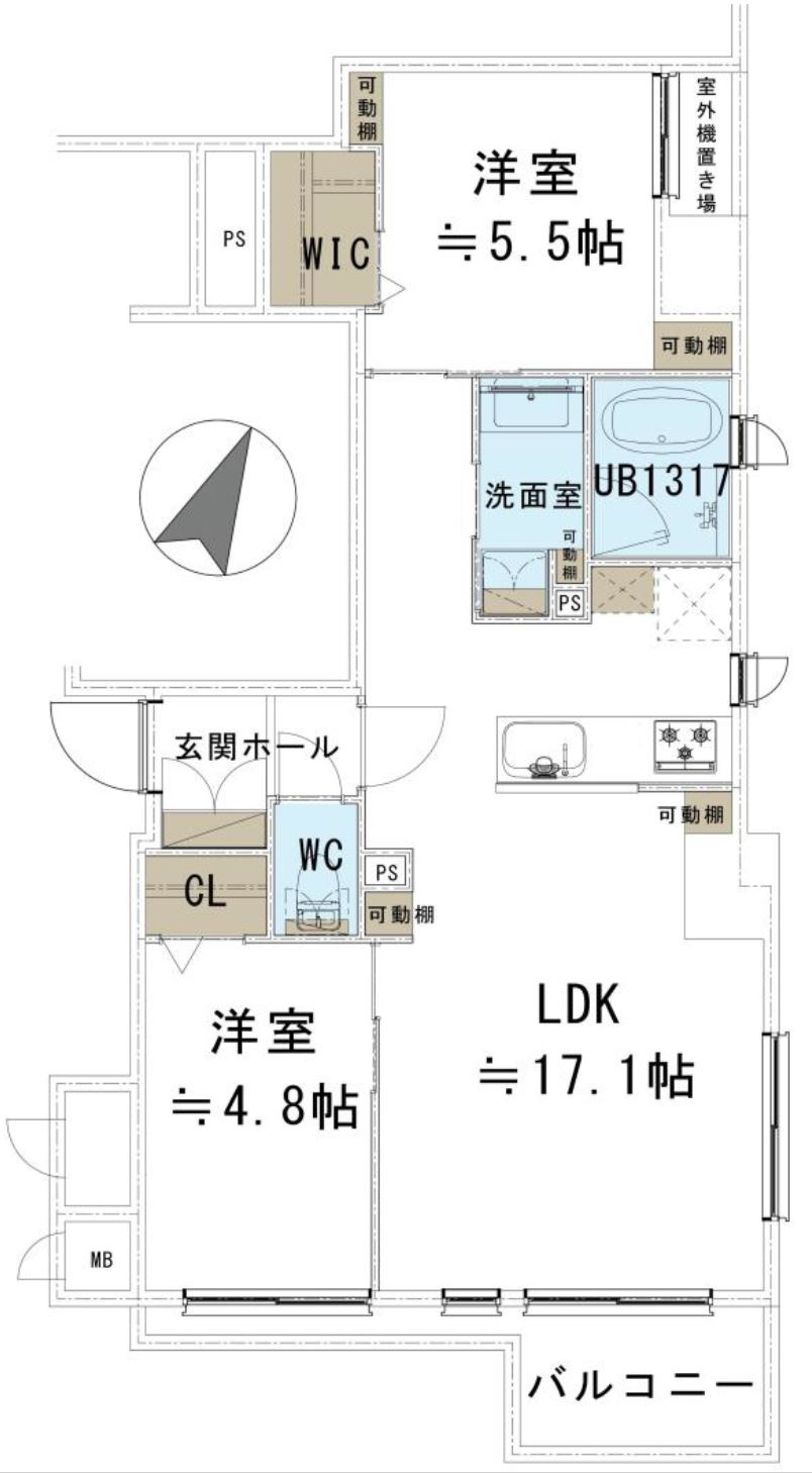 【間取り】 | ロワール関内エナジス