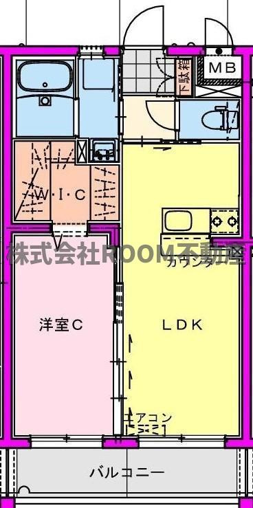 ポルトボヌール姫城RCの間取り