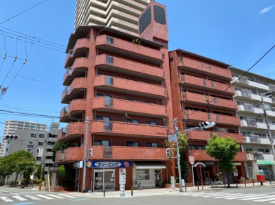 【外観】 | ノバカネイチ堂ヶ芝 | ■RC造7階建、総戸数22戸の管理体制良好なマンション。公園や小学校も近い緑豊かな住宅地