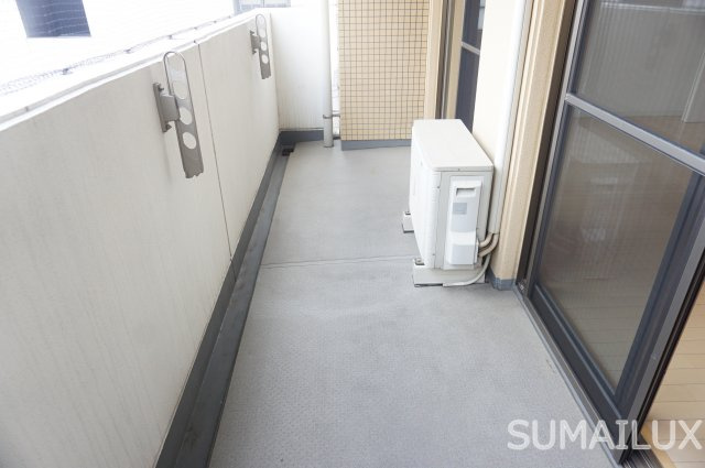 熊本市中央区本荘３丁目の賃貸マンションのバルコニー