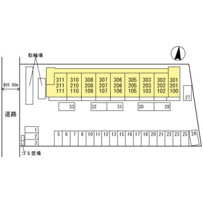 【区画図】 | サンライズ湊Ⅱ