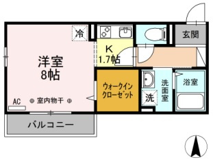 【間取り】 | エトーレ・ＤⅢ