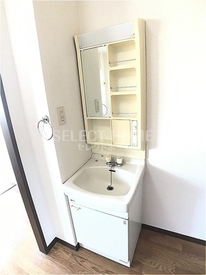 【独立洗面台】 | 真伝壱番館 | 独立洗面台、小物を置くことができて便利です