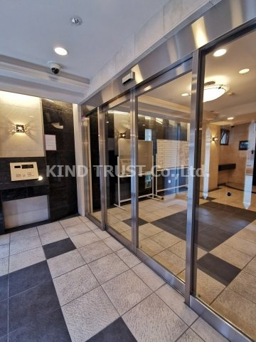 ライジングコート梅田サンライズのエントランス|清潔なエントランスです