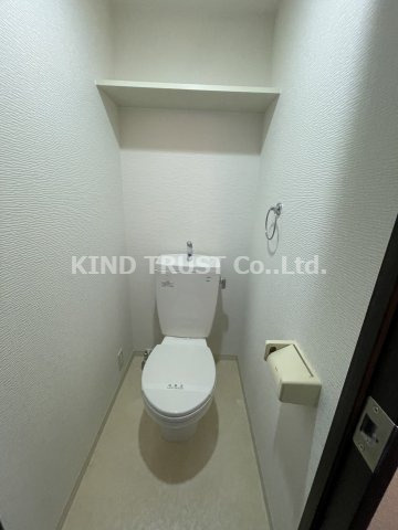 ライジングコート梅田サンライズのトイレ|清潔感のあるトイレです