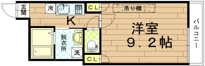 リエール太秦安井の間取り