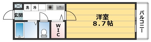 エスポワール聚楽の間取り