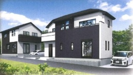 【外観パース】 | イメージ図となりますので現況とことなる場合がございます