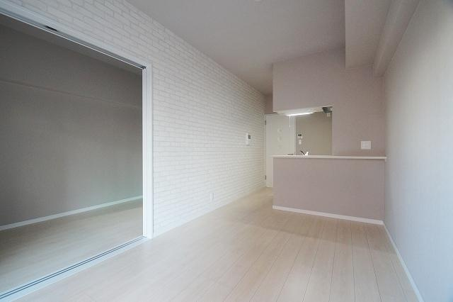 モダンパラッツォ博多rivaⅠの居間・リビング|モダンパラッツォ博多rivaⅠ（1LDK）　リビング