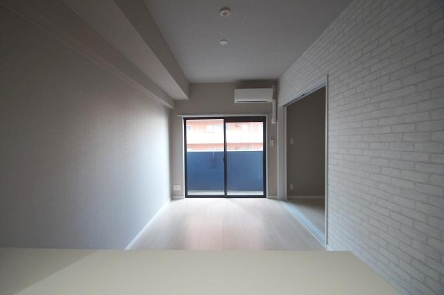 モダンパラッツォ博多rivaⅠの居間・リビング|モダンパラッツォ博多rivaⅠ（1LDK）　リビング