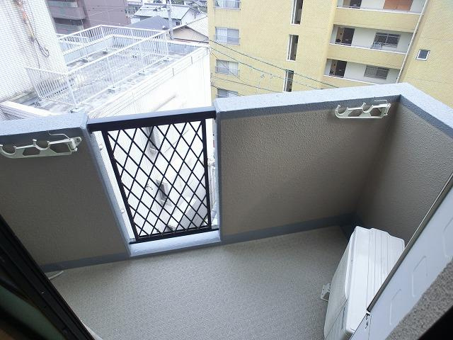 ドミール平尾のバルコニー|ドミール平尾（2DK）　バルコニー