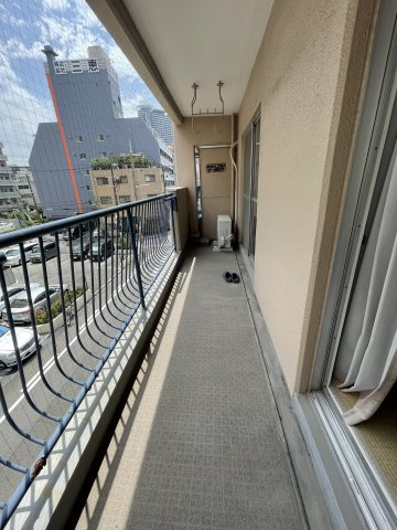 シャルム中津のバルコニー|広々としたバルコニーです