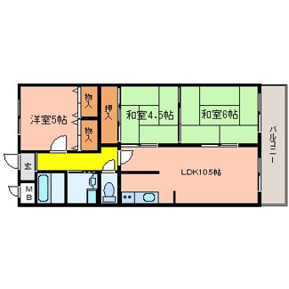 【間取り】 | タウンコート咲久良