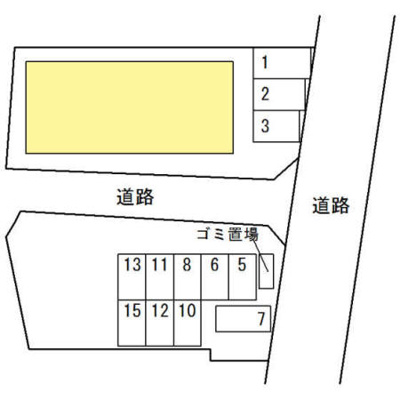 【区画図】 | リヴァージュ　弐番館