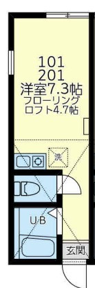【間取り】 | ユナイト日の出町パルメザンロード