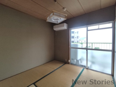 【和室】 | コーポ明 | 落ち着ける和室はエアコン付き☆