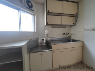 【キッチン】 | コーポ明 | 収納もバッチリ☆