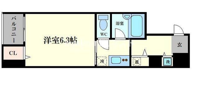 ベルシモンズ大阪港の間取り