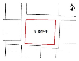 【土地図】 | 売地　清水町4丁目
