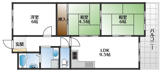 【間取り】 | バアダントフラッツ