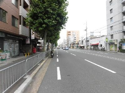 京悠館の周辺|前面道路