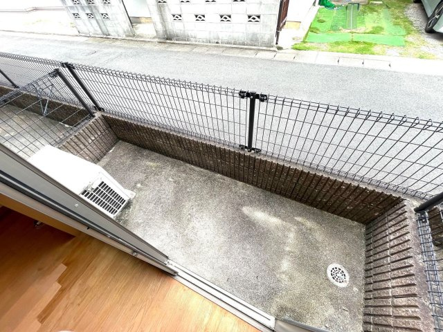 アムール松福園Ｃのバルコニー