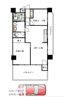 【間取り】 | サンシャイン垂水 | 室内リノベーション済で即入居可能です。