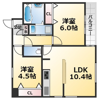 【間取り】 | プレセランス東須磨