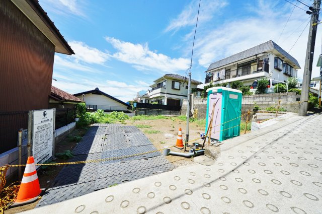 【横浜市保土ケ谷区新井町87新築戸建て】★仲介手数料無料★（上菅田笹の丘小学校・新井中学校）の外観|相鉄本線「西谷」駅まで徒歩約14分。