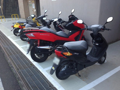 【その他共用部分】 | コスモ梶が谷ル・セーヌ | バイク置場です。