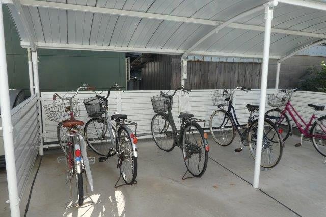 プランドール茶屋町のその他共用部分|自転車置き場