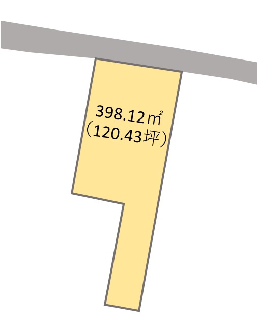 海南市下津町中・土地・124574の区画図