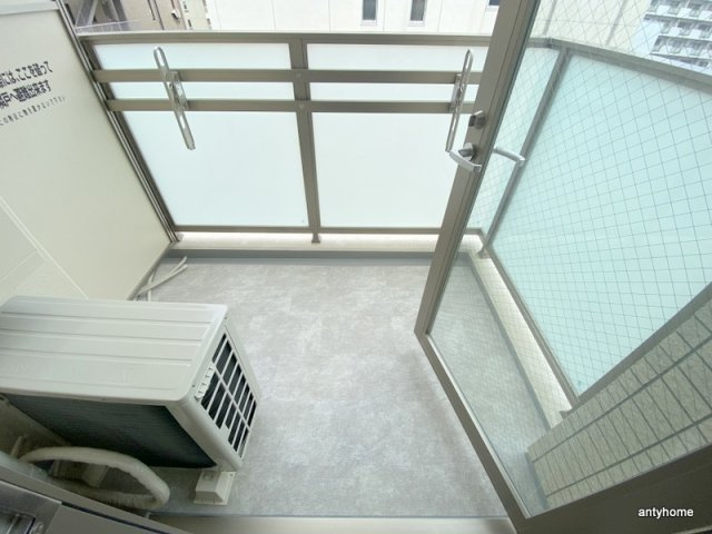 ディームス北浜　仲介手数料無料のバルコニー