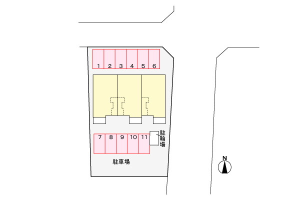 ボヌール青山の区画図