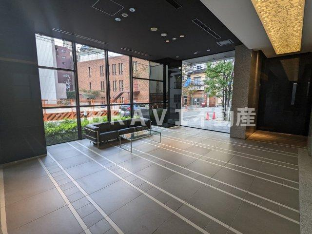 ジ・アーバネックス上町台龍造寺　BRAVI不動産のロビー|【ジー・アーバネックス上町台龍造寺】広々としたロビーです