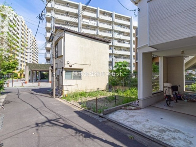 【前面道路含む現地写真】 | 葛飾区亀有１丁目　新築戸建　全１棟